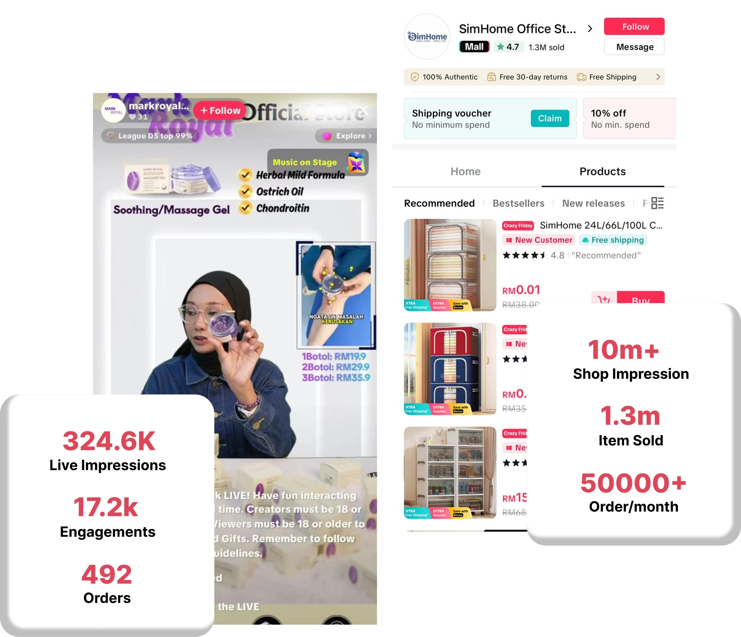 TikTok Shop management Malaysia live streaming